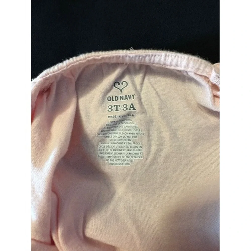 Old Navy pink Ombre dress, size 3T, floral pattern